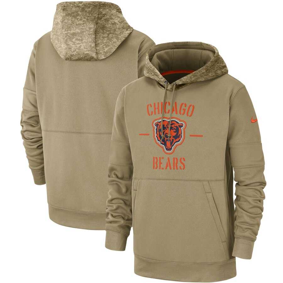Chicago Bears 2019 Salute To Service Sideline Therma Pullover Hoodie,We sell and wholesale Chicago Bears 2019 Salute To Service Sideline Therma Pullover Hoodie on line form chian!